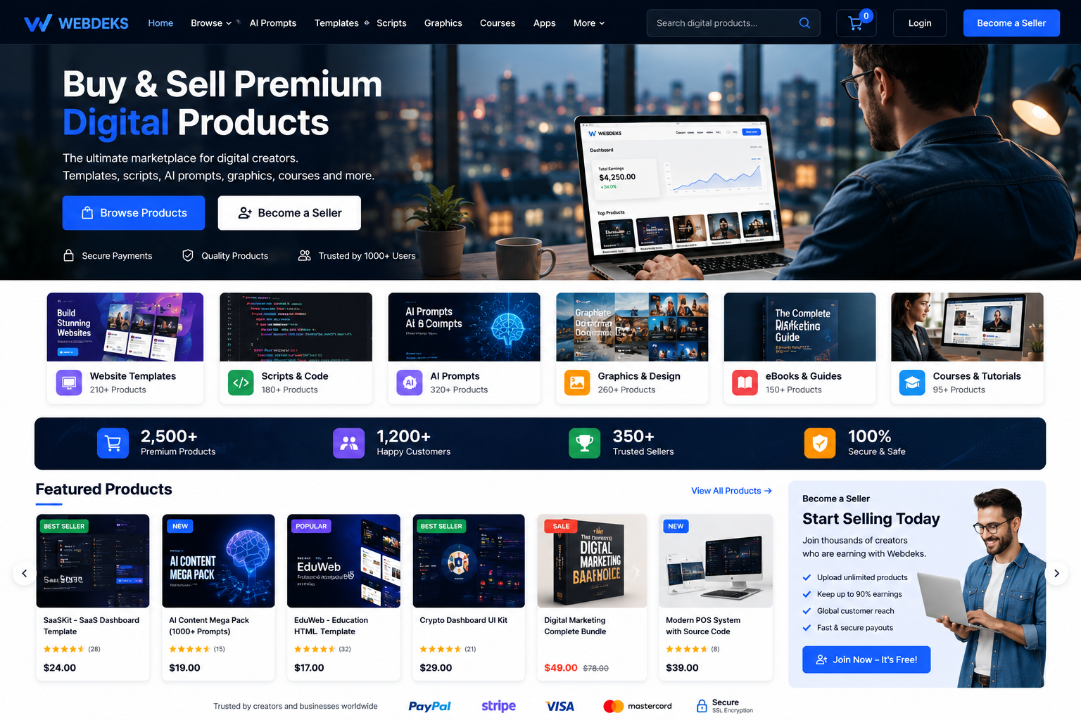 Webdeks marketplace visual