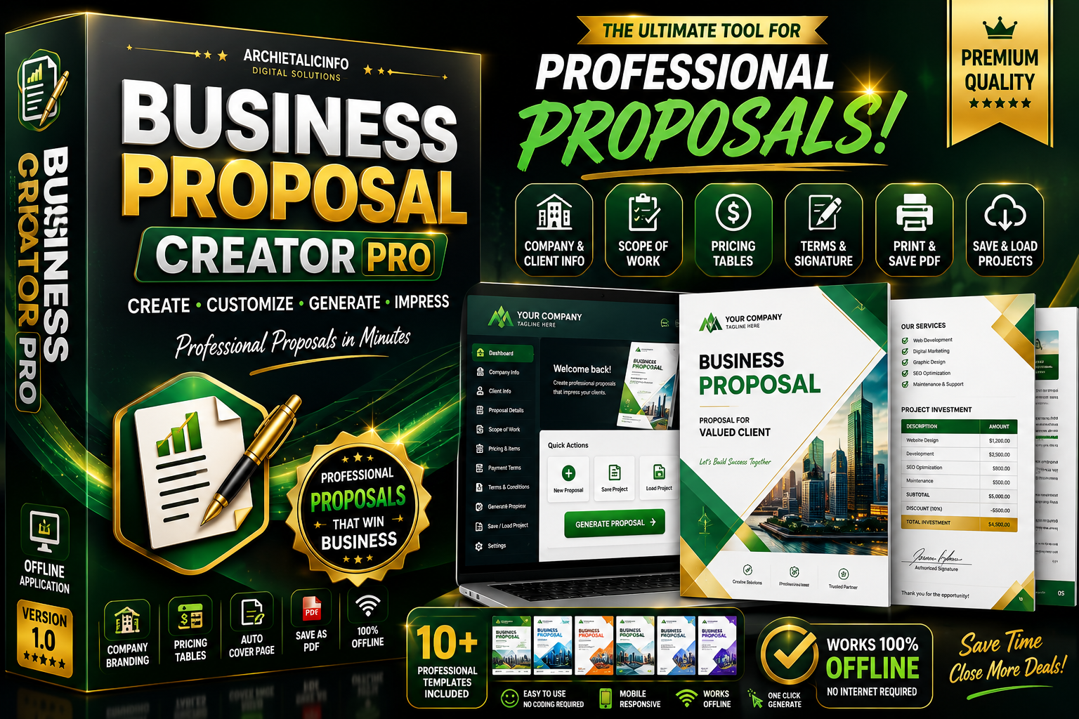 Business Proposal Creator Pro