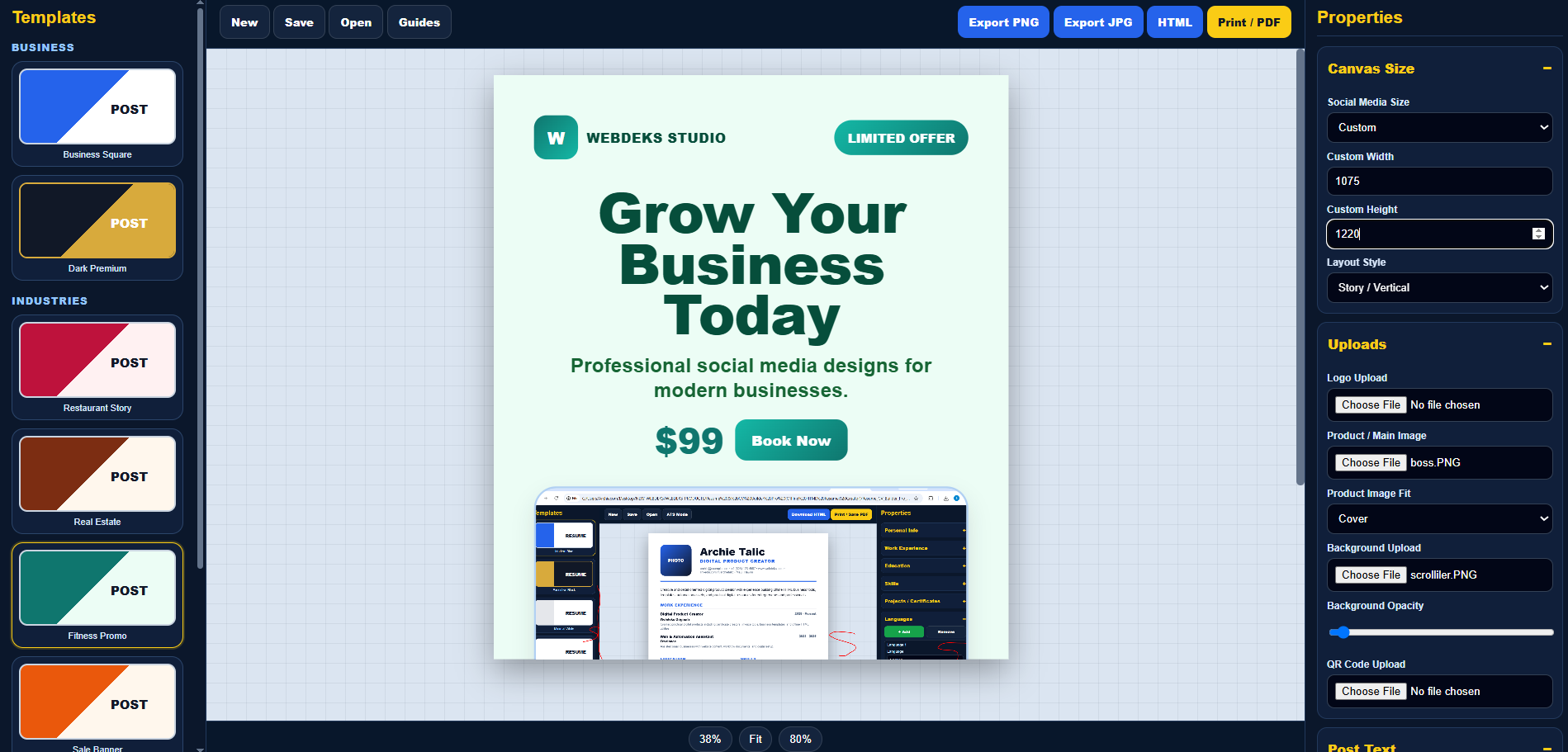 Product preview
